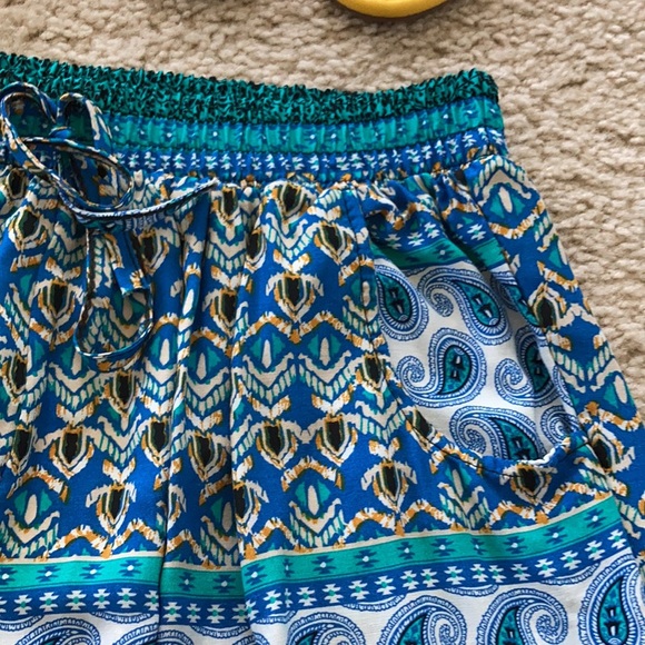 Tasseled Geo Print Lounge Shorts - Picture 3 of 10